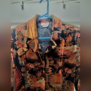 Clio II Velvet Vintage Jacket/Long Blazer